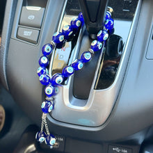 Evil Eye Car Mirror Charm, Greek Komboloi, New Car Gift
