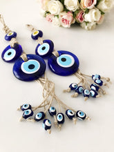 Evil eye protection wall hanging with 11 beads - Evileyefavor