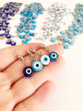 Blue Evil Eye Charm, Evil Eye Keychain Accessories, Evil Eye with Lobster Clasp - Evileyefavor