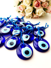 100 pcs blue evil eye charm beads | 4.5cm evil eye charm - Evileyefavor