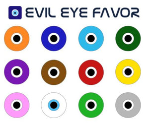What do the different colors of the evil eye mean?