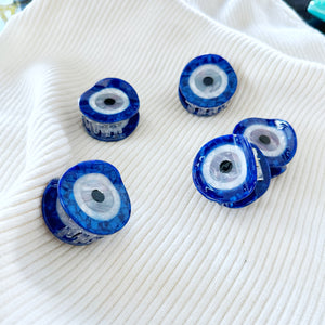 Blue Evil Eye Hair Claw Clip, Nonslip Boho-chic Hair Clips for Women