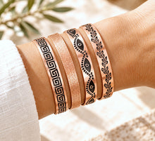 Solid Copper Cuff Bracelets with Wooden Display – 48 Pieces