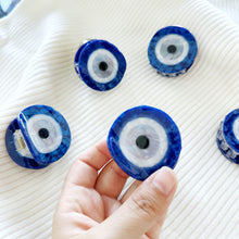 Blue Evil Eye Hair Claw Clip, Nonslip Boho-chic Hair Clips for Women