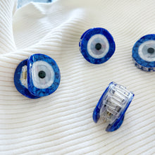 Blue Evil Eye Hair Claw Clip, Nonslip Boho-chic Hair Clips for Women