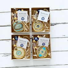 Gold Evil Eye Wall Hanging, Christmas Ornament, Housewarming Gift