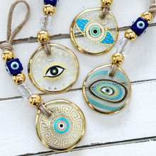 Gold Evil Eye Wall Hanging, Christmas Ornament, Housewarming Gift