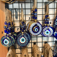 Evil Eye Wall Hanging, House Protection, Authentic Wall Decor, New Home Gift - Evileyefavor