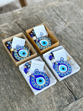 Greek Evil Eye Wall Hanging, Christmas Home Decor, Housewarming Gift, Corporate Gift