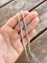 Evil Eye Bracelet Minimalist, Zircon Bracelet, Bangle & Chain Bracelets