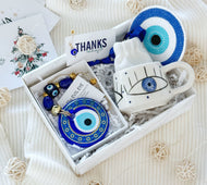Best Holiday Gifts, Hygee Gift Box with Evil Eye, Sending Hug Gift, Cozy Gift Box with Mug