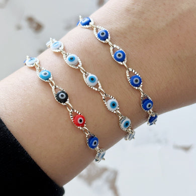 Evil Eye & Lapis Lazuli Bracelet | Evil Eye Protection