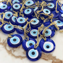 25 pcs Blue Evil Eye Beads, Wedding Favors for Guests, 4.5cm Greek Evil Eye