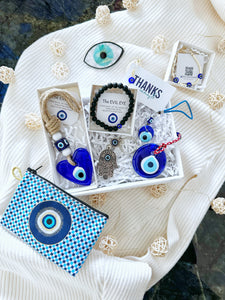 Evil Eye Gift Box for Women, Gift Box for Men, Onyx Bracelet for Men, Valentines Day Care Package for Her