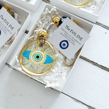 Gold Evil Eye Wall Hanging, Christmas Ornament, Housewarming Gift