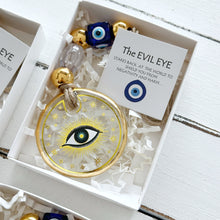 Gold Evil Eye Wall Hanging, Christmas Ornament, Housewarming Gift