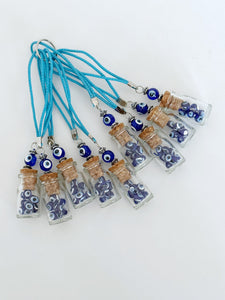 Unique mini Blue Evil Eye Car Charm Amulet for Protection