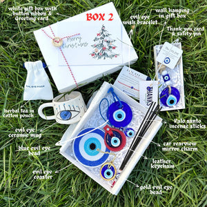 Christmas Gift Box Evil Eye, Gift Basket for Men Women, Spiritual Gift Box