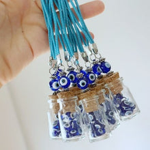 Unique mini Blue Evil Eye Car Charm Amulet for Protection