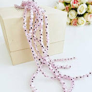 Flat Round Evil Eye Beads, Pale Pink Evil Eye, 6mm to 12mm beads