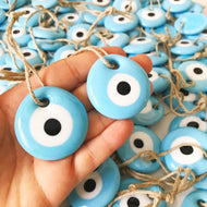 100 pcs Blue Evil Eyes, Wedding Favors for Guests, Greek Evil Eye