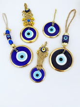 Evil Eye Beads, Christmas Gift Idea, Gold Evil Eye, Christmas Tree Decoration