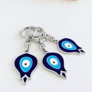 Pomegranate Evil Eye Keychain, Lucky Evil Eye Key Chain, Bag Accessories
