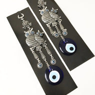 Owl evil eye wall hanging - Evileyefavor
