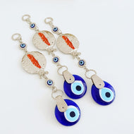 Pomegranate Evil Eye Wall Hanging, Lucky Evil Eye Home Decor