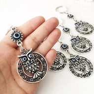 Evil eye owl keychain - Evileyefavor