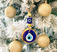 Evil eye wall hanging, christmas tree decoration - Evileyefavor