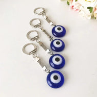 Greek evil eye plain keychain - Evileyefavor