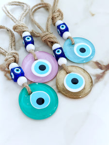 Minimal Evil Eye Bead, Protection Evil Eye Home Gift, Turkish Evil Eye
