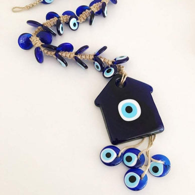 Large evil eye new home gift with 41 beads - Evileyefavor