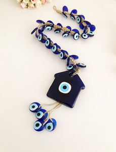 Large evil eye new home gift with 41 beads - Evileyefavor