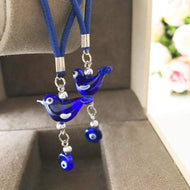 Lucky bird car rear view mirror charm - Evileyefavor