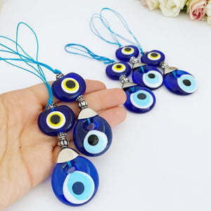 Evil Eye Car Accessories, Christmas Tree Ornament, Blue Evil Eye Bead