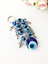 Evil eye protection keychain, evil eye bag charm - Evileyefavor