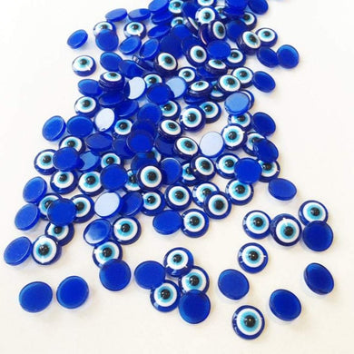 500 pcs evil eye cabochons, evileye resin cabs - Evileyefavor