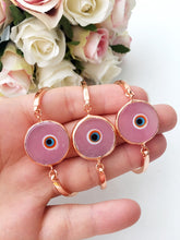 Murano Glass Evil Eye Bracelet, Handmade Murano