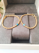 Evil Eye Chain Bracelet, Rose Gold Chain Bracelet, Minimalist Bracelet - Evileyefavor