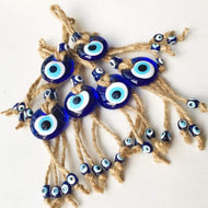Blue evil eye wall hanging - small - Evileyefavor