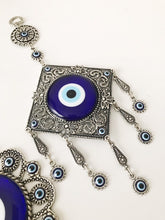 Greek Evil Eye Home Decor, Evil Eye Wall Hanging, Blue Evil Eye, Gift for Men
