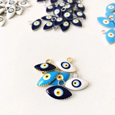 20 pcs Blue evil eye beads, bulk set nazar boncuk - Evileyefavor