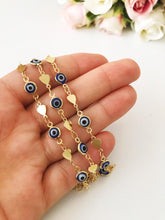 Evil Eye Bracelet, Gold Chain Bracelet, Greek Evil Eye Jewelry - Evileyefavor