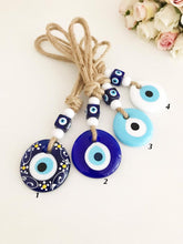 Evil Eye Beads, Evil Eye Wall Hanging SET, Evil Eye Home Decor