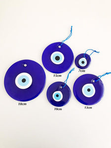 Evil eye beads, evil eye wall hanging, evil eye tree decor, 7cm to 18cm