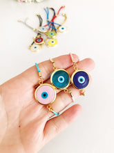 Murano Glass Evil Eye Bracelet, Adjustable Cord Bracelet, Glass Evil Eye Bead - Evileyefavor