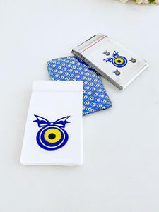 100 Evil Eye Gift Bag, Blue Evil Eye Gift Wrapping, Blue Evil Eye