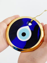 Gold Evil Eye Bead, 7cm to 13cm, Large Evil Eye Bead, Golden Evil Eye - Evileyefavor